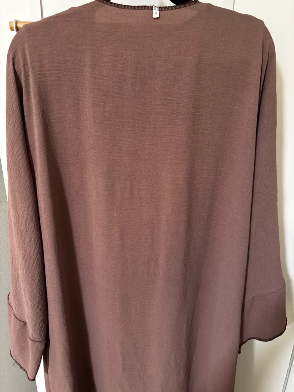 3 piece dress, abaya and scarf Lightweight - Dusty Mauve - Picture 4 of 9